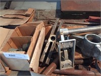Contents of Work Bench- Reamers, Misc.