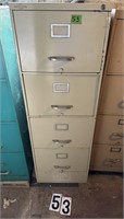 4 Drawer file Cabinet Tan