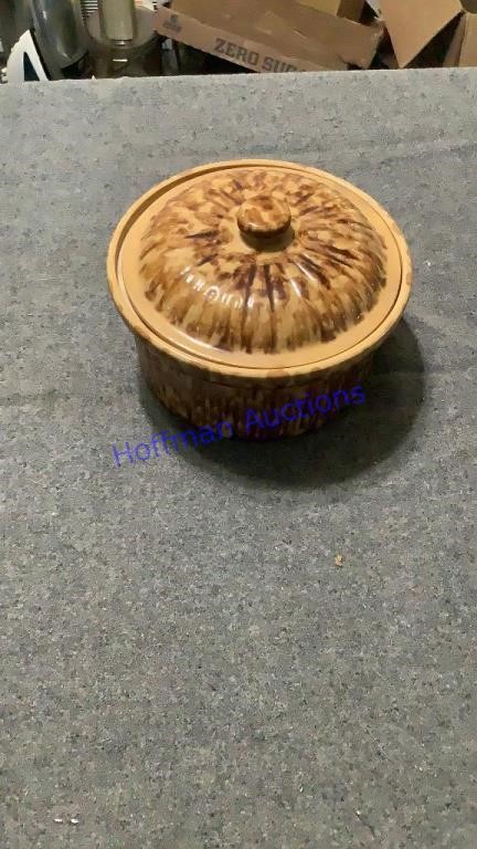 Spongeware bowl & lid
