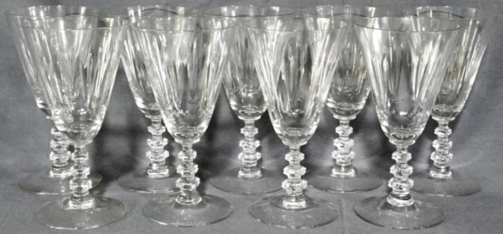 9 Cambridge Juliana Water Goblets 7"