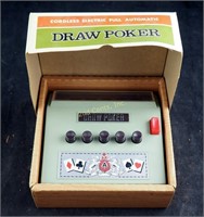 1971 Japan Waco Battery Draw Poker Toy In Box