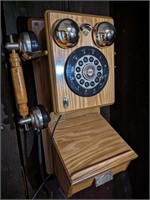 WOODEN WALL PHONE
