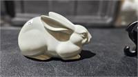 Pale Green Chinese Celadon Rabbit Figurine