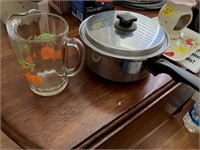 Saucepan & juice pitcher