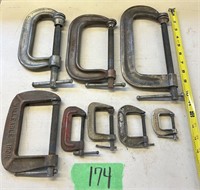 C-Clamps (8 in total)