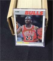 Sports cards, 1987/88 Fleer basketball set,