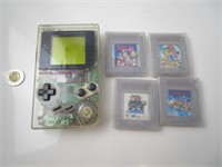 Gameboy non fonctionnelle + 4 jeux