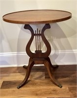 Claw Footed Harp Side Table