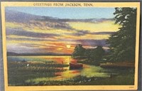 Vintage Greetings From Jackson TN PPC