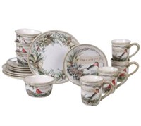 Holly & Ivy 16-pc. Dinnerware Set $96