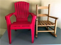 (2) Children's Chairs