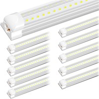 ONLYLUX 8Ft LED Shop Light  80W  10 Pack