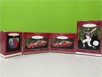 4 Hallmark Keepsake Ornaments