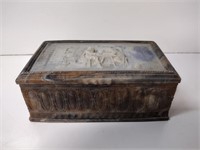 Incolay Marbled Stone Trinket Box