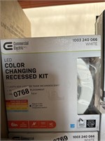 CE COLOR CHANGING RECESSED LIGHT RETAIL $40