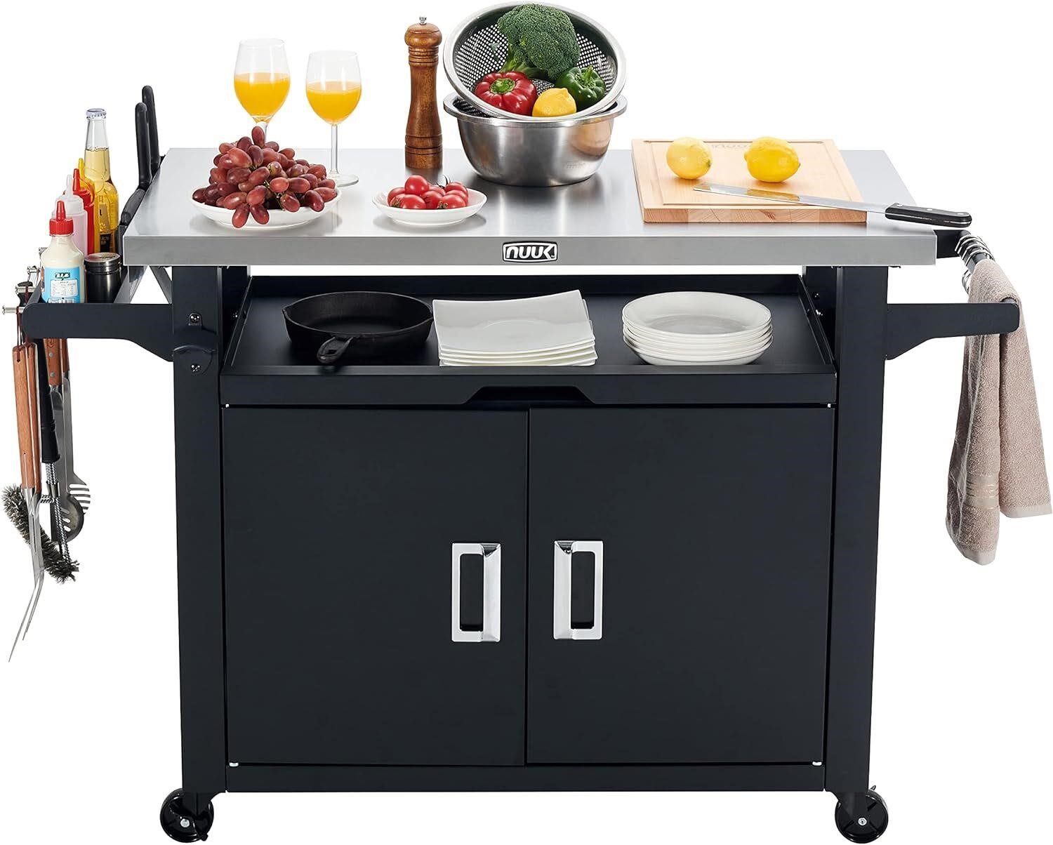 NUUK Pro 42-Inch Rolling Outdoor Kitchen Island