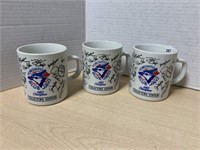 3 Blue Jays Mugs