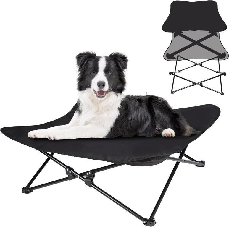 GEERTOP Folding Elevated Dog Bed, Portable Raised