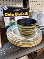Duck Dynasty Chia Uncle Si, Italy Planter, 4
