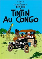 Illustration offset Tintin au Congo