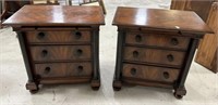 Pair of Hickory White Traditional Nightstands