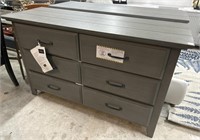 New Soho Grey 6 Drawer Dresser