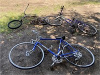 3 Broken Bikes