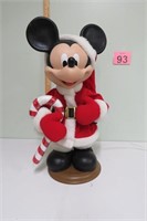 Animated Christmas Mickey Mouse 25" Tall - Tested