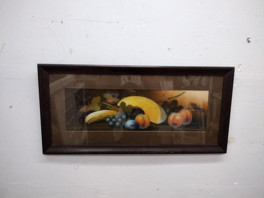 Antique Hadland Still Life Lithograph