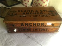 ANCHOR ANTIQUE SEWING BOX