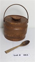 KRAFTWARE WOODEN VINTAGE ICE BUCKET