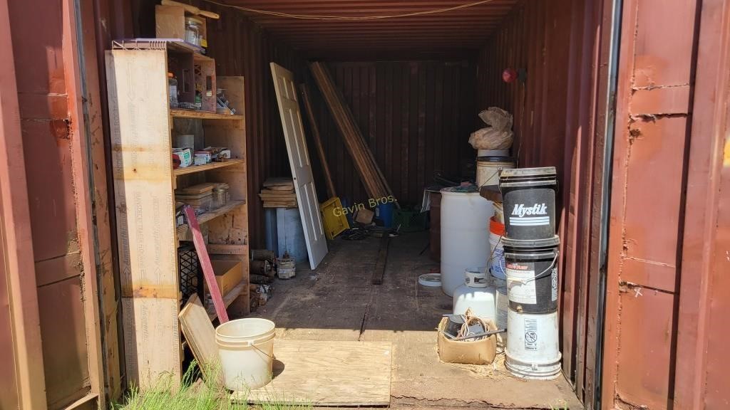 20x8' Shipping Container with Contents