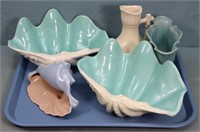 Mid-Century USA Pottery Shells