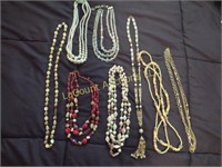costume jewelry necklace bead lot