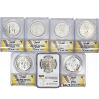 1958-1961 (Set 7) Canadian Silver Dollars