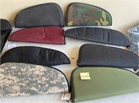 W - LOT OF 8 HAND GUN CASES (G308)