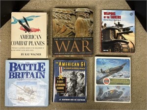 Tabletop books on military and war