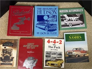 Table top books on cars