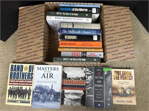 History military books, all  paperback