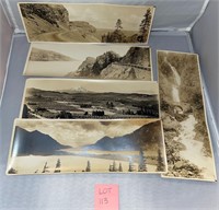 5 Portland Panoramic VTG Postcards Ephemera