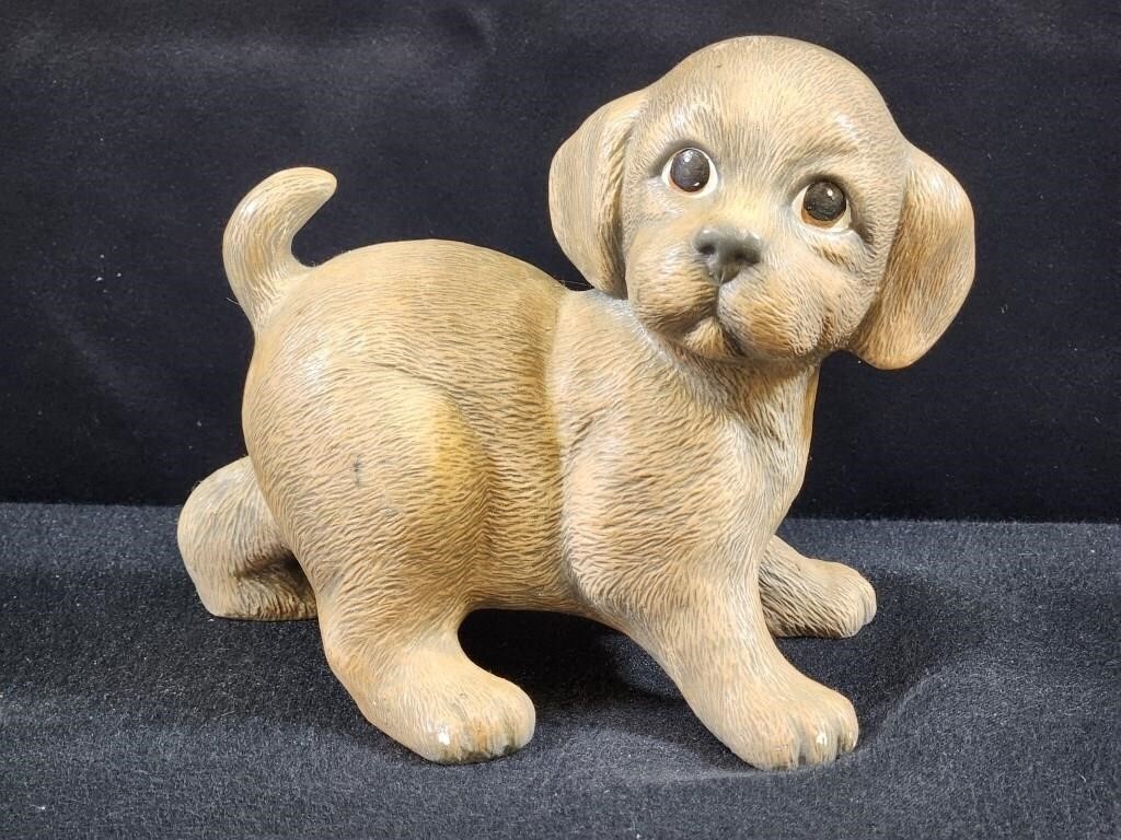 CERAMIC PUPPY FIGURINE