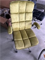 $160 Green Fabric Office Chair