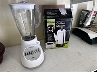COFFEE MAKER AND BLENDER