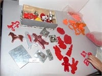 Tin Cookie Cutters, plastic ones also