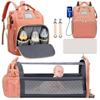 WF6751  GPED Diaper Bag Backpack Pink