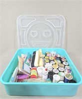 Large Storage Box With Sewing Accessories
