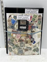 Canada stamps & stockbook