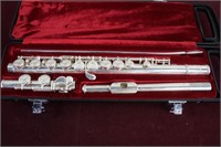 Yamaha YFL- 225S   Silver Flute & Case