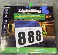 Lightway Led Solar Home Number Sign