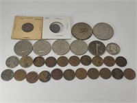 31 US Collectors Coins, Wheat, SILVER, Half